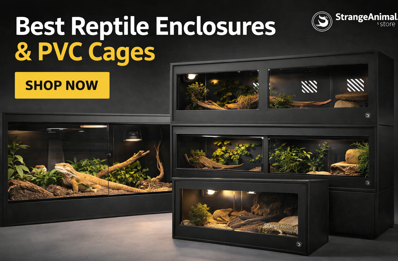Pvc Reptile Racks Best Reptile Enclosures & PVC Cages for Professional & Home Keepers ...
