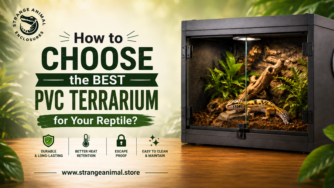 How to Choose the Best PVC Terrarium for Your Reptile?