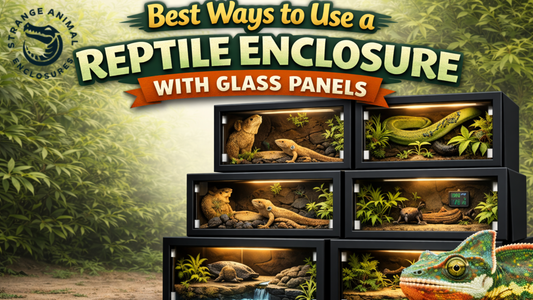 Best Ways to Use a Reptile Enclosure with Glass Panels