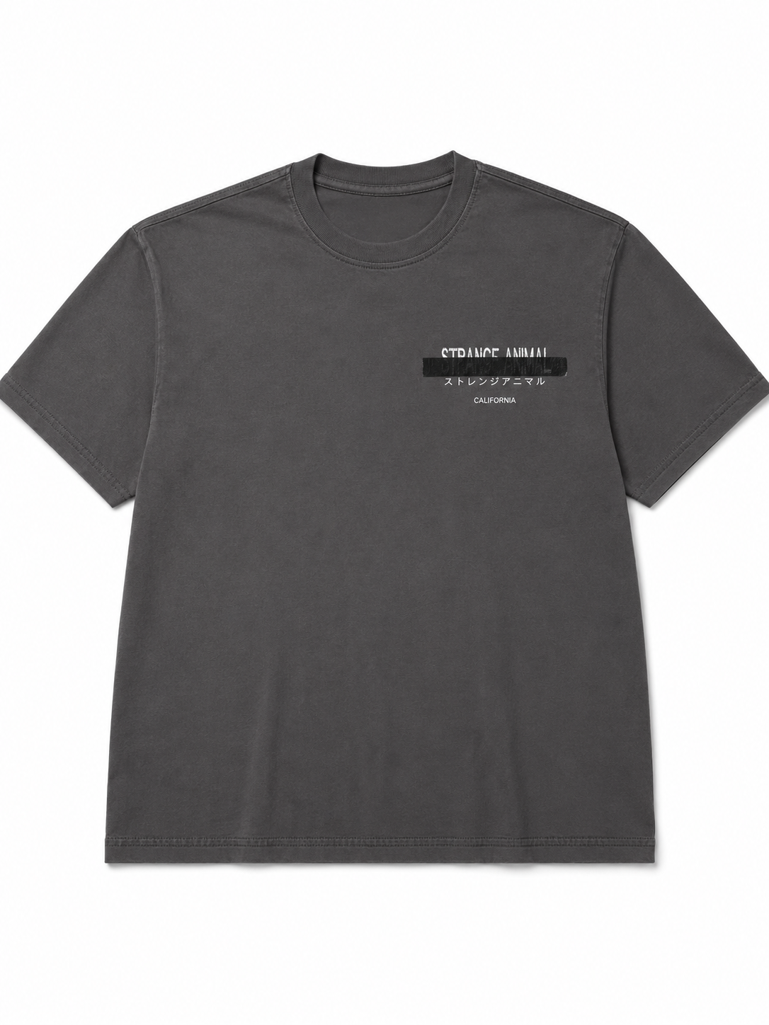 Strange Animal Redact Puff Snake Oversized Tee