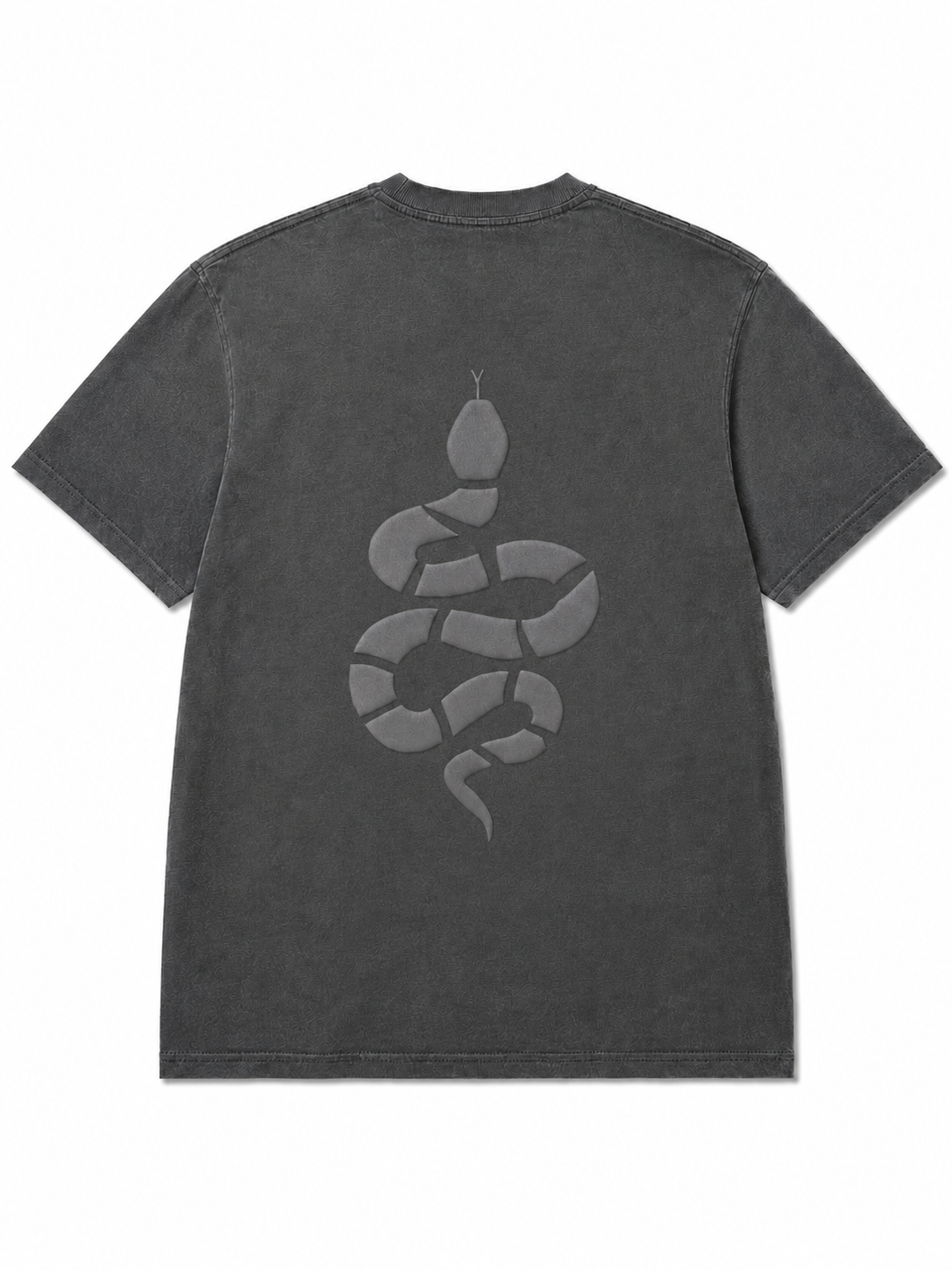 Strange Animal Redact Puff Snake Oversized Tee
