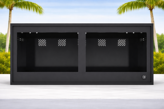 5'x2'x2' Premium PVC Reptile Enclosure | 60"x24"x24" Reptile Cage w/ Tempered Glass Panels