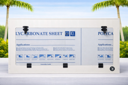 36x18x18 Polycarbonate Swing Down Doors