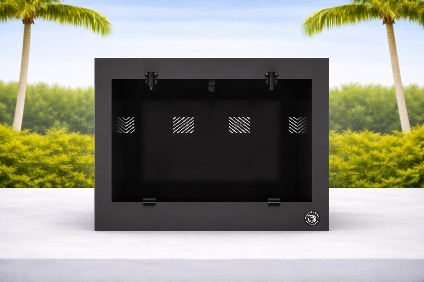 24x24x24 Polycarbonate Swing Down Door