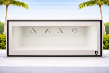 48"x24"x18" Premium PVC Reptile Enclosure | Reptile Cage w/ Tempered Glass Panels