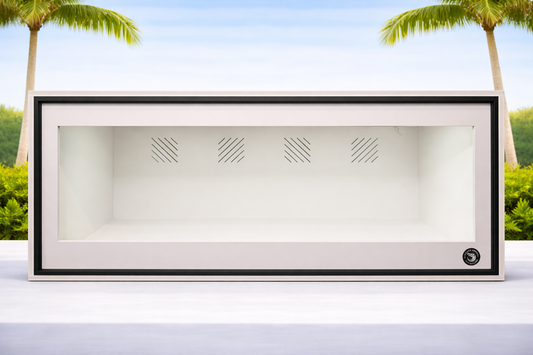 48"x24"x18" Premium PVC Reptile Enclosure | Reptile Cage w/ Tempered Glass Panels